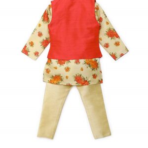 Ethnic Wear Kurta Pyjama Waistcoat Set 1