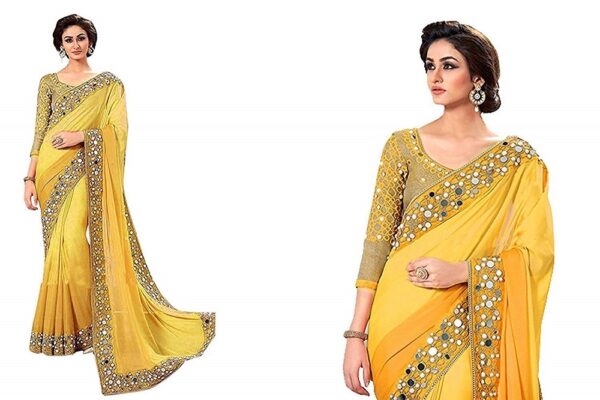 Faux Georgette Saree 2