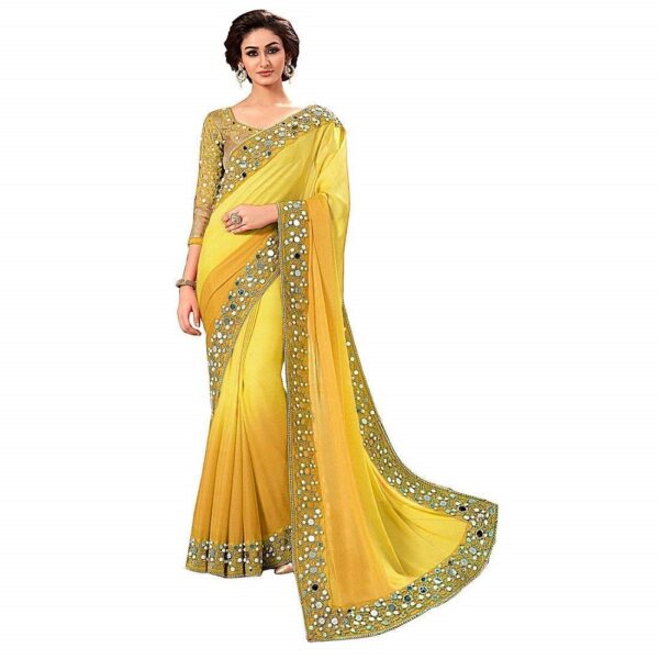 Faux Georgette Saree