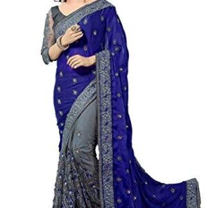 Mono Net Moss Chiffon Saree