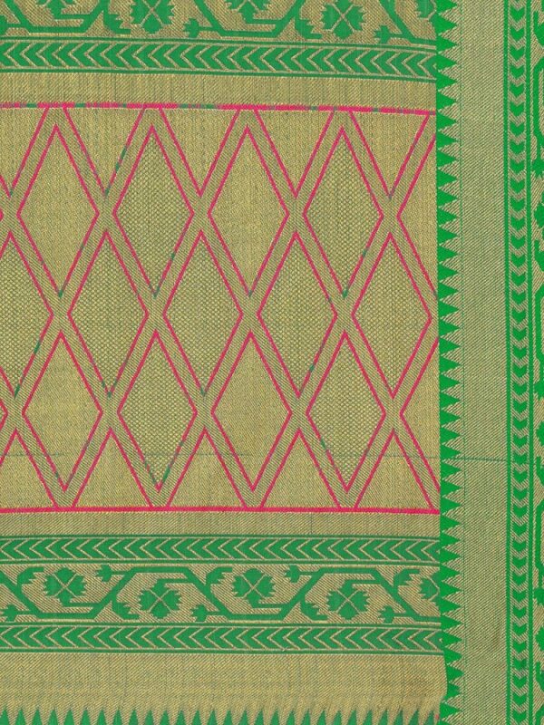 Poly Silk Jacquard Banarasi Saree 3