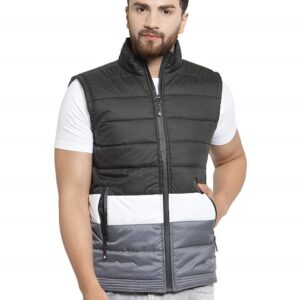 Quilted Sleeve Less Jacket