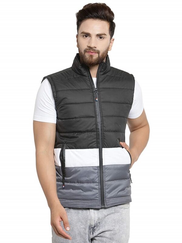 Quilted Sleeve Less Jacket