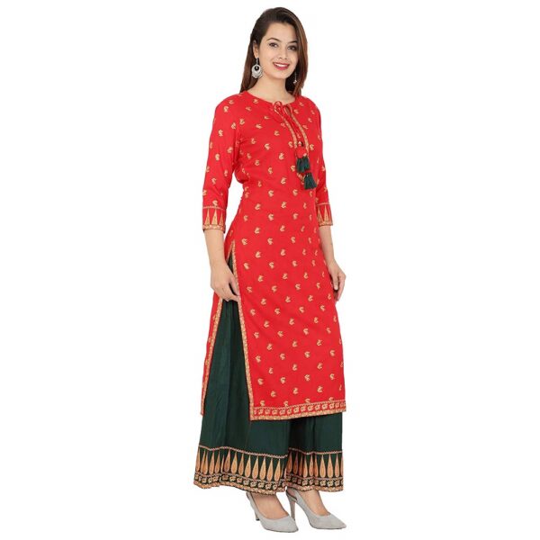 Rayon Slab Kurti & Palazzo Set 1