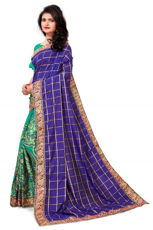 Silk Saree with Blouse Piece For Women 1
