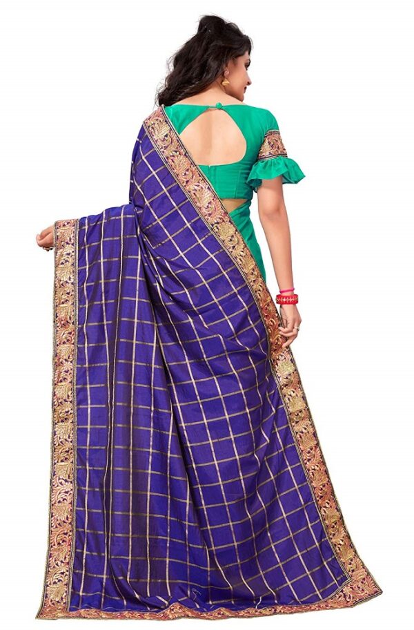 Silk Saree with Blouse Piece For Women 2