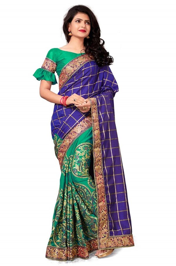 Silk Saree with Blouse Piece For Women