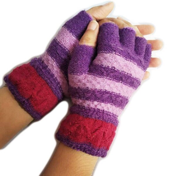 Woolen Knitted Hand Gloves 2