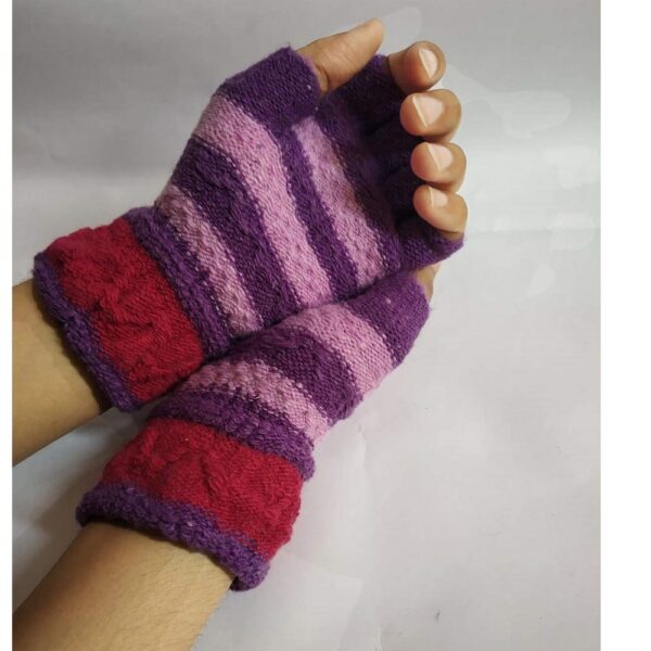 Woolen Knitted Hand Gloves 4