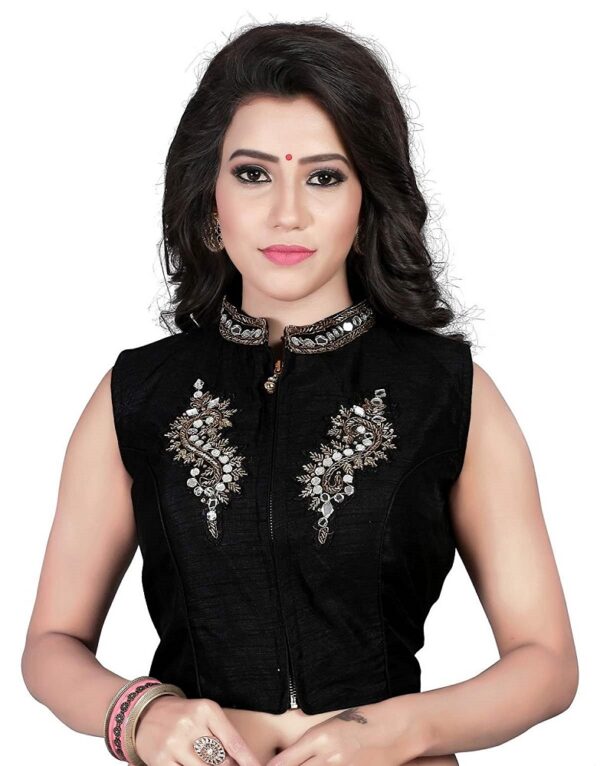 Zip Style Free Size Saree Blouse