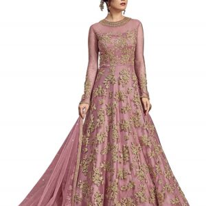 Designer Glitter Zari Work Party Wear Gown
