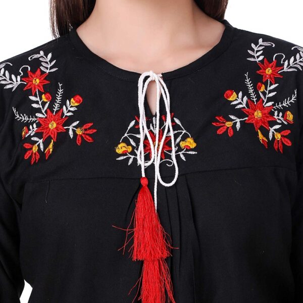 Embroidered Western Cotton Top 4