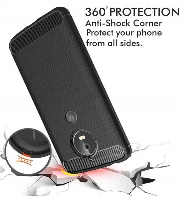 TPU Shock Proof Black Back Case Cover 2