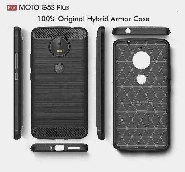 TPU Shock Proof Black Back Case Cover 3