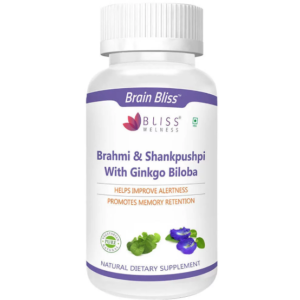Bliss Welness Brahmi and Shankpushpi with Ginkgo Biloba