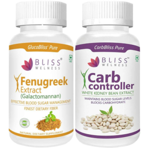Bliss Welness Fenugreek Extract and Carb Controller Combo -1