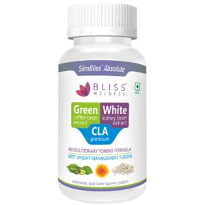 Bliss Welness Green Coffee Bean Extract White Kidney Bean Extract and CLA