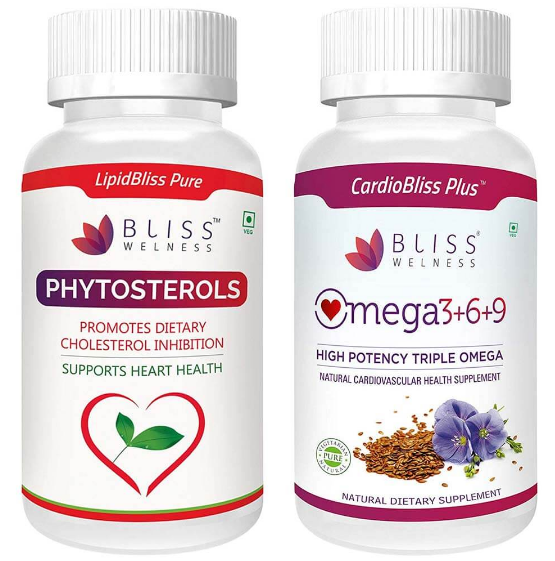 Bliss Welness Phytosterols and Omega 3+6+9 Combo Pack