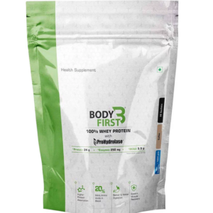 BodyFirst 100% Whey Protein with ProHydrolase, 32 sachets