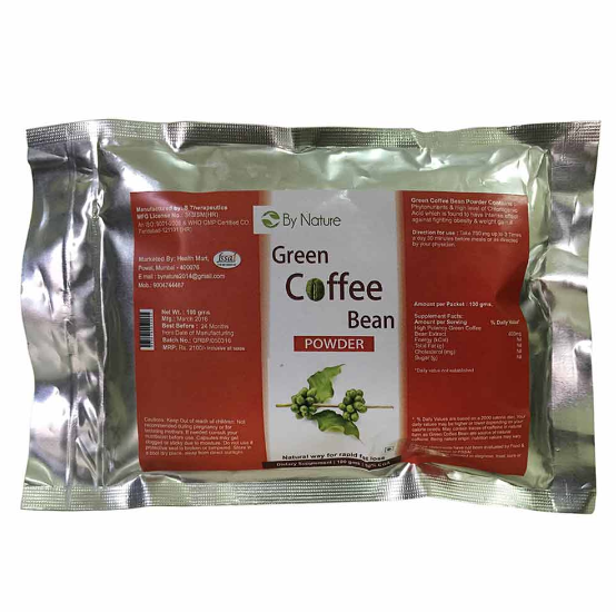 By Nature Green Coffee Bean Powder