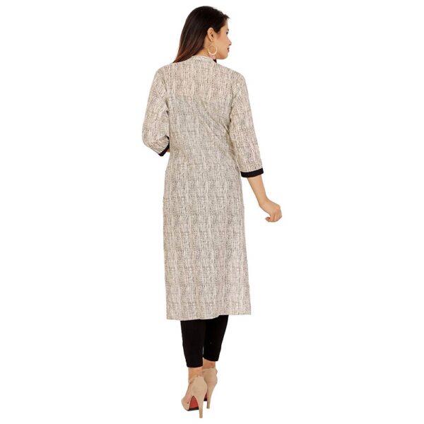 Cotton And Office Wear Straight Kurti 1