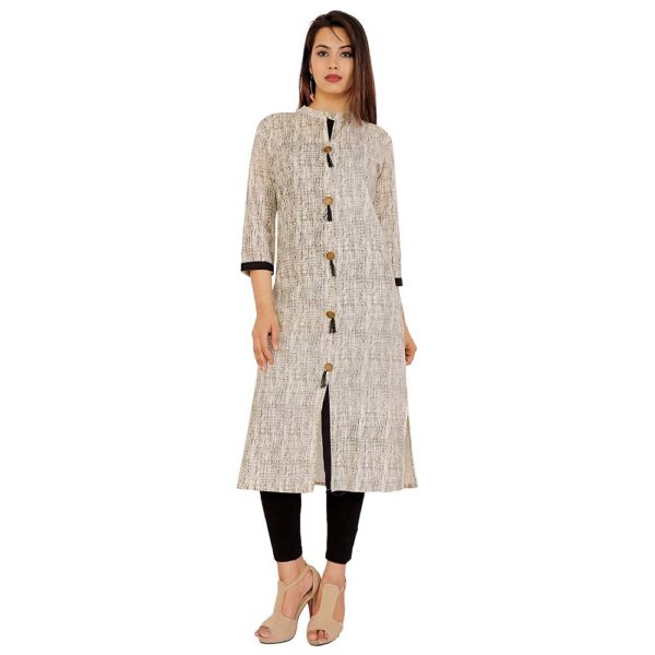 Cotton And Office Wear Straight Kurti