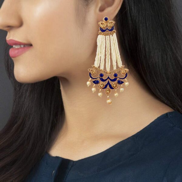 Gold Plated Drop Earrings 1