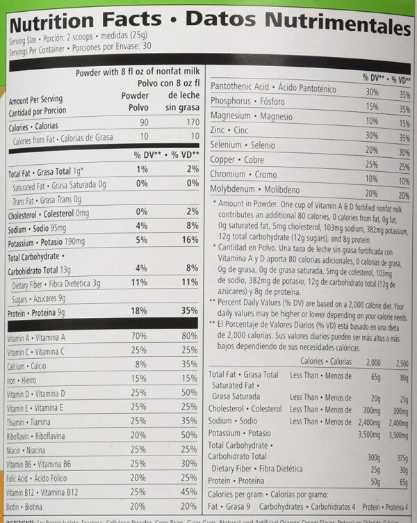 Herbalife Formula 1 Nutritional Shake Mix Orange Cream Flavour 1