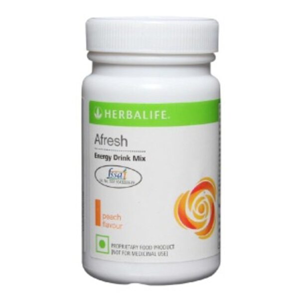 Herbalife Nutrition Afresh Energy Drink Mix Peach Flavor