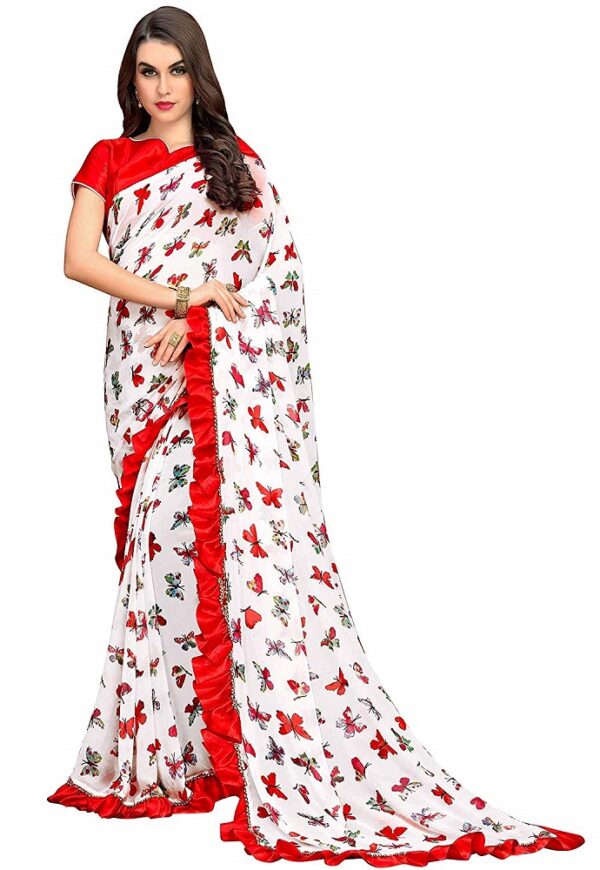 frill Saree