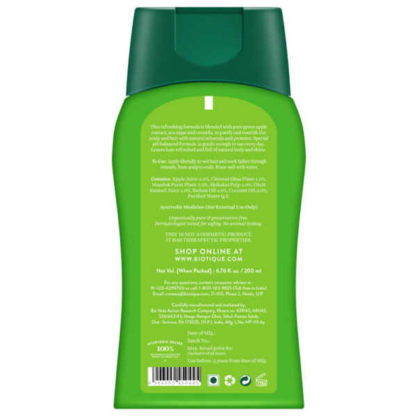 Bio Green Apple Shampoo 1