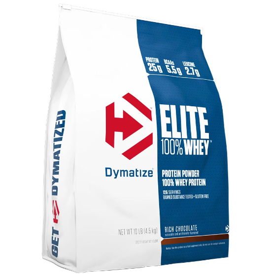 Dymatize Elite 100% Whey Protein, 10 lb Rich-Chocolate