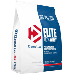 Dymatize Elite 100% Whey Protein, 10 lb Strawberry