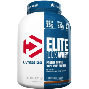 Dymatize Elite 100% Whey Protein, 5 lb Chocolate Fudge