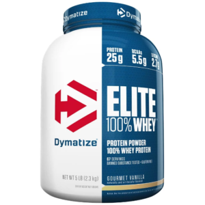 Dymatize Elite 100% Whey Protein, 5 lb Gourmet Vanilla