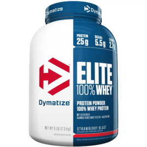 Dymatize Elite 100% Whey Protein, 5 lb Strawberry Blast