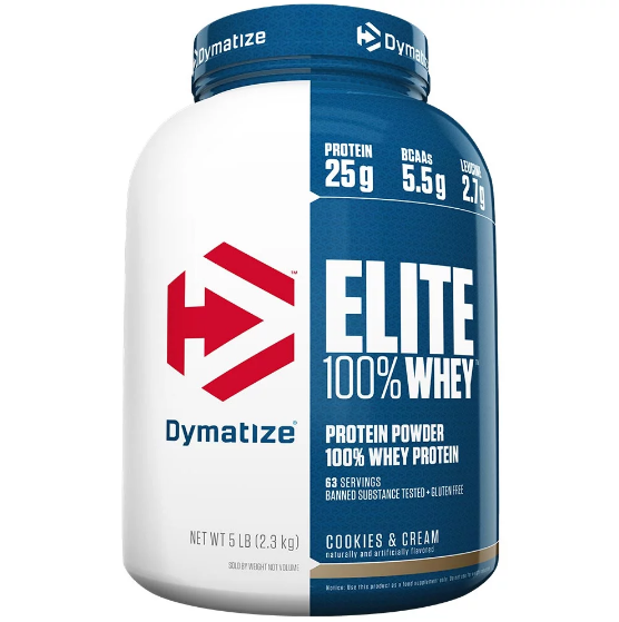 Dymatize Elite 100% Whey Protein, 5 lb