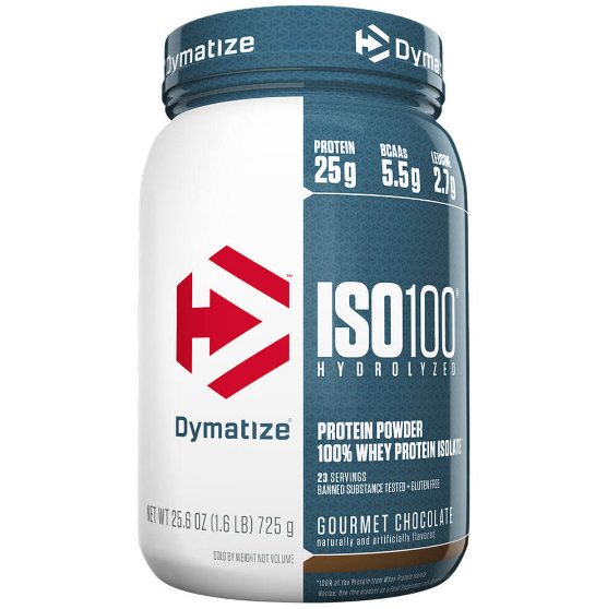 Dymatize Iso-100 Protein, 1.6 lb Gourmet Chocolate
