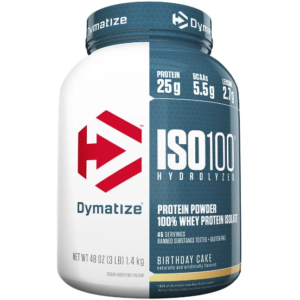 Dymatize Iso-100 Protein, 3 lb Birthday Cake