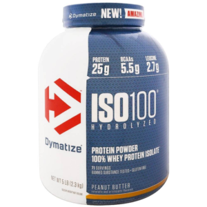 Dymatize Iso-100 Protein, 5 lb Chocolate Peanut Butter