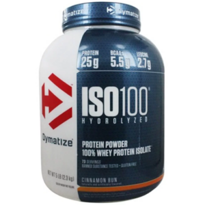 Dymatize Iso-100 Protein, 5 lb Cinnamon Bun