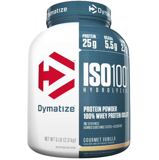 Dymatize Iso-100 Protein, 5 lb Gourmet Vanilla
