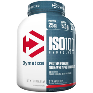 Dymatize Iso-100 Protein, 5 lb Strawberry