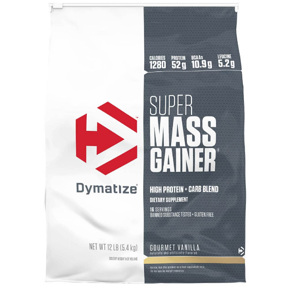 Dymatize Super Mass Gainer, 12 lb Gourmet Vanilla