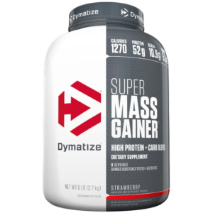 Dymatize Super Mass Gainer, 6 lb Strawberry