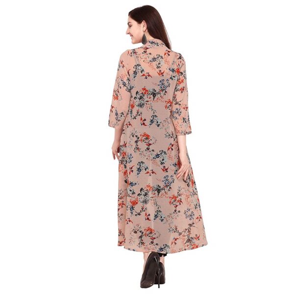 Floral Georgette Long Shrug 2