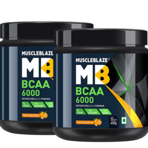 MuscleBlaze BCAA 6000 (0.88lb, Tangy Orange)