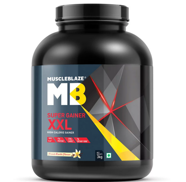 MuscleBlaze Super Gainer XXL , 6.6 lb, French Vanilla