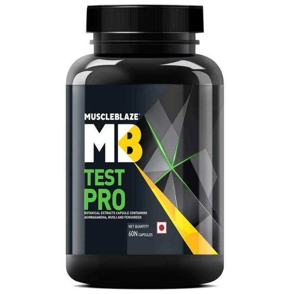 MuscleBlaze Test Pro 60 Capsules Unflavoured