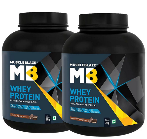 MuscleBlaze Whey Protein 4.4 lb, Cookies And Cream